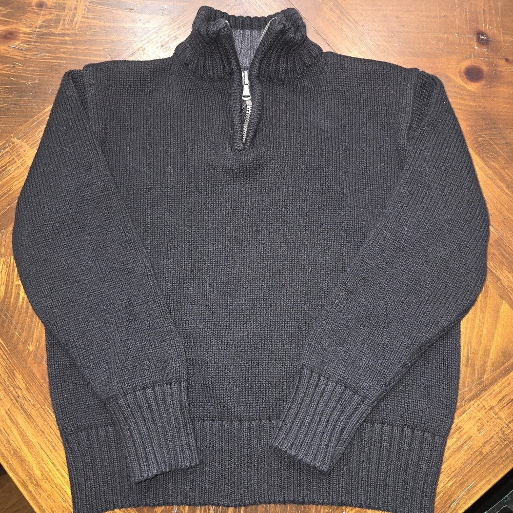 Boys Cherokee black sweater size small 6/7